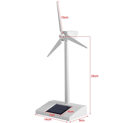 Mini Molino De Viento Solar Juguete Para Niños Con Molino De Viento Solar - Energía Solar Para Niños Ciencia Herramienta De Enseñanza, Decoración Para El Hogar Ornamento De Jardín Para Educación o Div