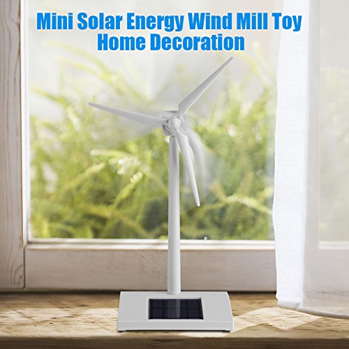 Mini Molino De Viento Solar Juguete Para Niños Con Molino De Viento Solar - Energía Solar Para Niños Ciencia Herramienta De Enseñanza, Decoración Para El Hogar Ornamento De Jardín Para Educación o Div