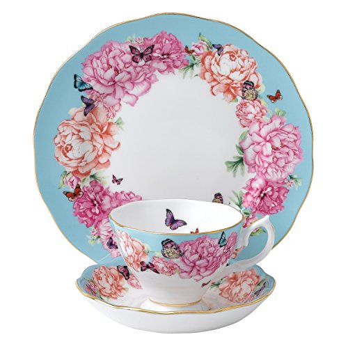 Miranda Kerr por Royal Albert Devotion Taza/Plato/Plato, Blanco, Juego de 3