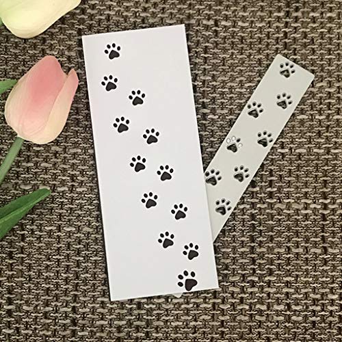 MIsha Troqueles de Corte Cutting Dies Carbón de acero de dibujos animados perro de la huella de corte Die Gofsing plantilla stencil molde DIY papel arte Craft Scrapbook marcador decoración