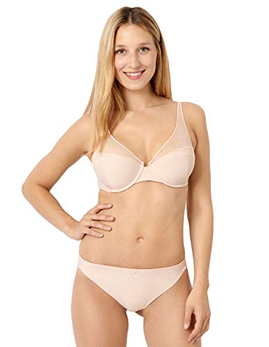 Miss Sans Complexe 97HAF29 Women's Première Passion Peachy Skin Beige Padded Underwired Full Cup Bra 80E