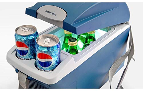 Mobicool T08 DC Bordbar - Nevera termoeléctrica portátil para coche, conexión 12 V, 8 litros de capacidad, color azul