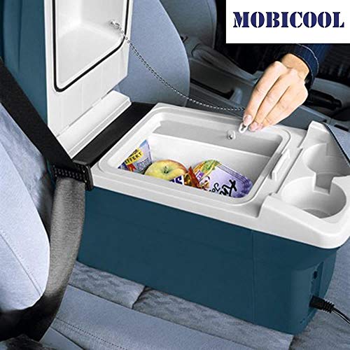 Mobicool T08 DC Bordbar - Nevera termoeléctrica portátil para coche, conexión 12 V, 8 litros de capacidad, color azul