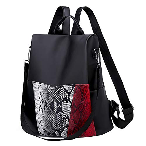 Mochila De Mujer Elegante Bolsa De Viaje Salvaje De Gran Capacidad Minimalista Polipiel Walking Mum NiñA Impermeable Flamencos Con