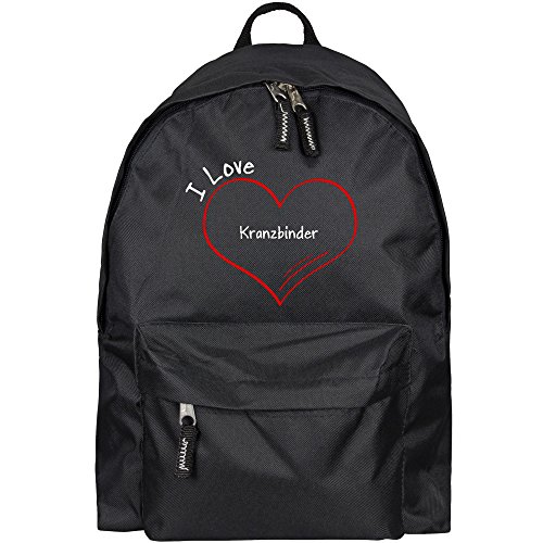 Mochila modern I Love corona quelantes negro