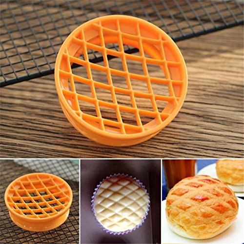 Molde Silicona Donut Cake Mould, Simuer 3 Pack DIY Doughnut Fried Donut Maker Cutter Biscuit Stamp Mould Desserts Bread Cutter Maker Mold Kitchen Baking Tool