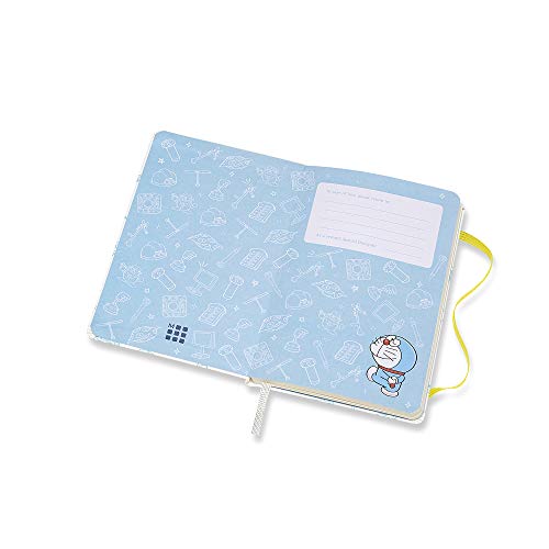 Moleskine - Agenda Semanal 12 Meses 2020 Doraemon Edición Especial Blanca con Tapa Dura y Cierre Elástico, Tamaño de Bolsillo 9 x 14 cm, 144 Páginas (AGENDA 12 MOIS EDT LIMITEE)