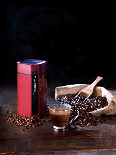 Molinillo de café, frutos secos y especias.. Potencia 150 watios, Capacidad 50 gr., Cuchillas anti-desgaste de acero inoxidable. Vital Espresso Grinder