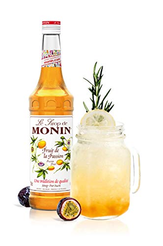 Monin Fruit de la Passion (sin alcohol) - 3 Paquetes de 3 x 233.33 ml - Total: 2100 ml