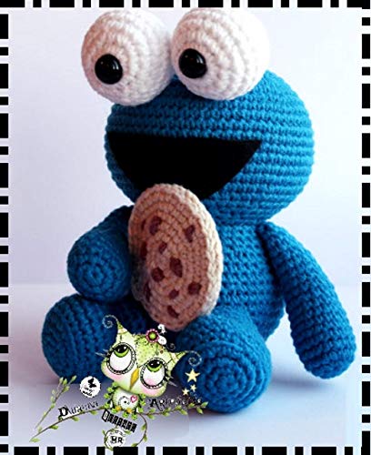 MONSTRUO DE LAS GALLETAS AMIGURUMI PERSONALIZABLE ( Bebé, crochet, ganchillo, muñeco, peluche, niño, niña, lana, mujer, hombre ) MODA, ORIGINAL, FANTASÍA