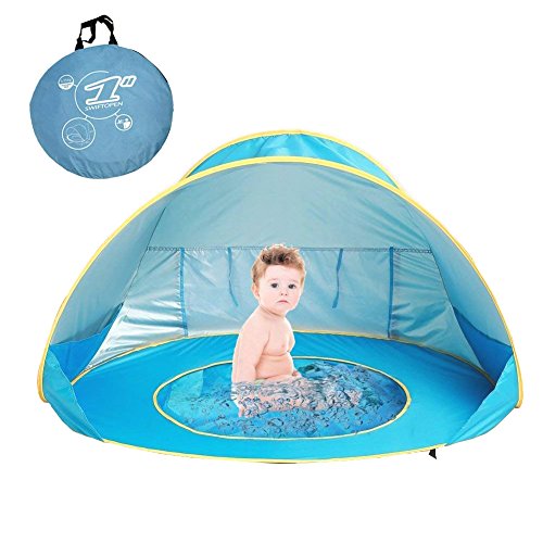 MOONBROOK Baby Beach Tienda portátil Ligero Pop-up Piscina protección UV Exterior Sun Shelter para bebé