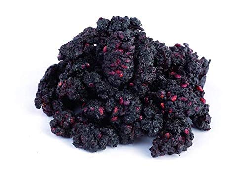 Moras Negras ecológicas “Shotut” 1kg BIO deshidratadas de Uzbekistán, agridulce y jugoso, crudos,secado al sol eco, orgánico, naturales sin azúcar adicionada añadido organic black mulberries 1000g