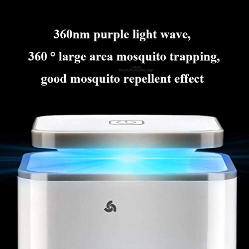 Mosquito de la lámpara principal asesino del mosquito de la lámpara, la luz UV de onda física Bug Zapper, Silencioso con seguridad no tóxico trampa for mosquitos, Dormitorio Sala Comedor mosca colecto