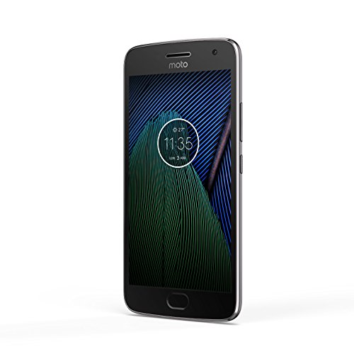 Moto G 5ª Generación Plus - Smartphone libre Android 7 (pantalla de 5.2'' Full HD, 4 G, cámara de 12 MP Dual Pixel, 3 GB de RAM, 32 GB, Qualcomm Snapdragon 2.0 GHz), color gris - [Exclusivo Amazon]