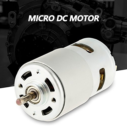 Motor eléctrico 775 pequeño de 12 V y 12 000 RPM de alta velocidad sin escobillas CC para herramienta eléctrica