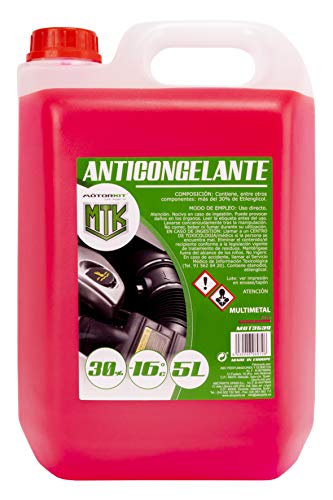 Motorkit MOT3539 Anticongelante, 5L, 30 %, Rosa