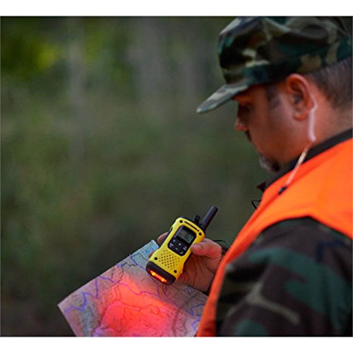 motorola TLKR T92 H2O PMR - Walkie-Talkie (IP67, Resistente a la Intemperie, Alcance hasta 10 km), Color Negro y Amarillo