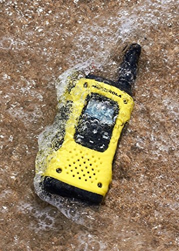 motorola TLKR T92 H2O PMR - Walkie-Talkie (IP67, Resistente a la Intemperie, Alcance hasta 10 km), Color Negro y Amarillo