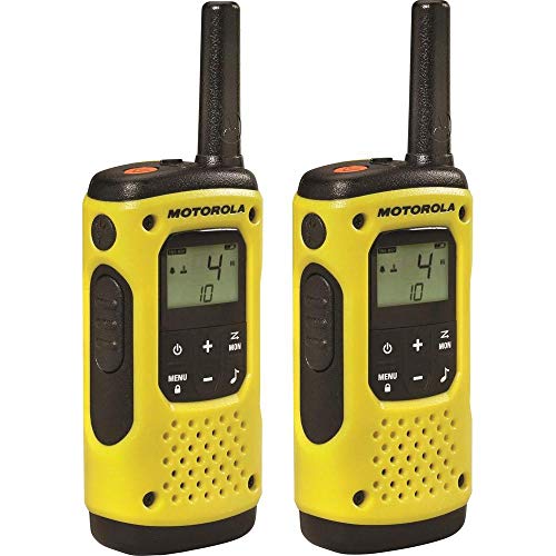 motorola TLKR T92 H2O PMR - Walkie-Talkie (IP67, Resistente a la Intemperie, Alcance hasta 10 km), Color Negro y Amarillo