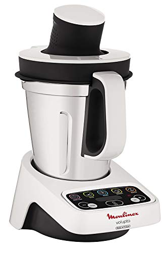 Moulinex hf4041 volupta Robot de cocina multifunción con cocción, 5 programas automáticos para pasta, platos al vapor, vellutate y postre, 1000 W (Reacondicionado Certificado)