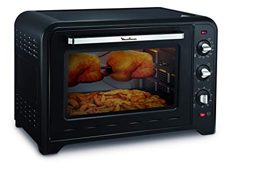 Moulinex horno de convección Optimo 60 L negro 7 modos de cocinado yy2917fb