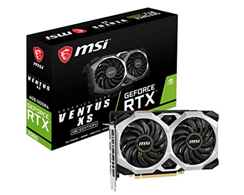 MSI GeForce RTX 2060 Ventus XS 6G OC, Procesor, 5, Multicolor