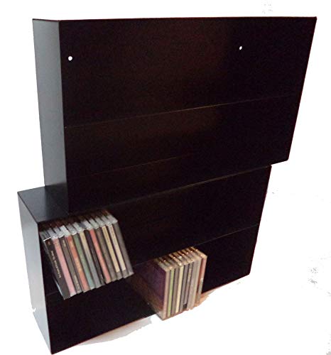 Mueble ESTANTERIA para CD Compact Disc - Metalica Color Negro - para 100 CD - / Ref. 1191