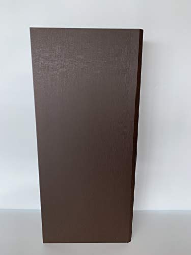 MUEBLECASA - Mueble de baño montado con 2 baldas regulables para colgar, madera, Alto 83 cm x Ancho 30cm x Fondo 17 cm, Chocolate