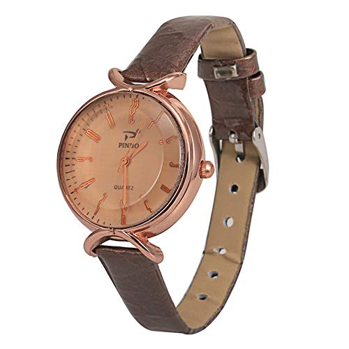 Mujeres Destacadas Reloj Casual Reloj De Pulsera De Cuarzo Reloj De Negocios Reloj De Cristal De Piedra Preciosa Corte De Cuero Montre Femme 50