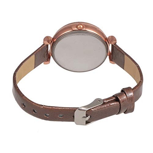 Mujeres Destacadas Reloj Casual Reloj De Pulsera De Cuarzo Reloj De Negocios Reloj De Cristal De Piedra Preciosa Corte De Cuero Montre Femme 50