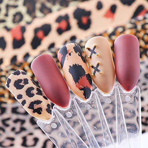 Mwoot 50 Diseños Nail Art Foil Sticker, Pegatina Calcomanías Uñas Transferencia Foils Transfer Cielo Estrellado Herramienta para Decoración de Uñas Manicura DIY