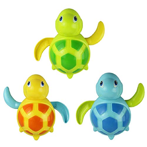 mxdmai Bebé Patrón 1pc de viento de hasta Natación Animal Juguetes para el baño flotante lindo Juguetes de bañera de agua para Niños y Girls-color al azar