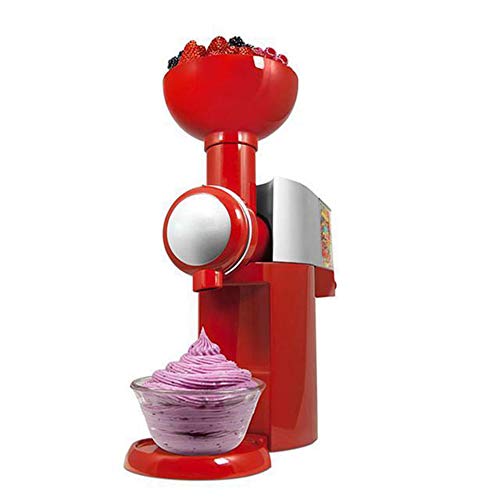 MYLW Máquina de Helados DIY Heladera de Frutas con dispensador de Helado fácil Limpieza diseño Compacto para Postre De Frutas Congeladas 180W