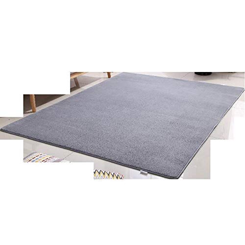 N / A alfombras Online, AlfombraPolipropileno, Color Gris Claro,Velveteen Short Hair-Dark Blue,120 * 160cm+