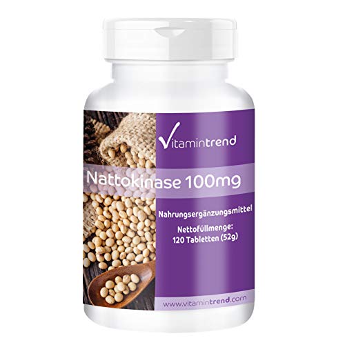 Nattokinase 100mg – Nattokinasa – 120 comprimidos