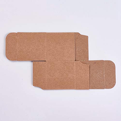 NBEADS 100 Unids Kraft Cajas de Regalo Cajas de Papel de Envoltorio de Regalo Caja de Empaque de Dulces para Decoración de Bodas Y Suministros para Fiestas de Cumpleaños, Darkgoldenrod, 3.8X3.8X3.8 Cm