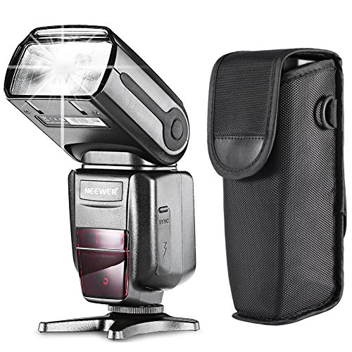 Neewer NW565EX i-TTL Flash Esclavo Speedlite para Nikon D7200 D7100 D7000 D5500 D5300 D5200 D5100 D5000 D3300 D3200 D3100 D3000 D700 D600 D500 D90 D80 D70 D60 D50 y otros Nikon DSLR Cámaras