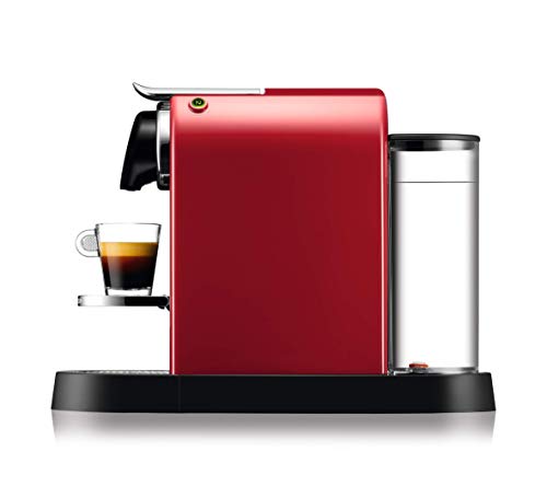 Nespresso XN7415 Roja EU, Acero Inoxidable, Citiz Granate