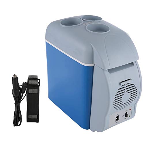 nevera de coche, refrigerador compacto portátil eléctrico de 7.5L / Calentador Mini refrigerador Refrigerador Refrigerador eléctrico para automóviles para el hogar, la oficina