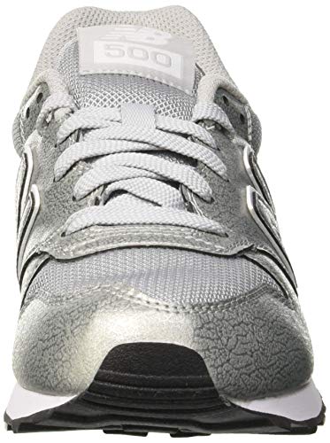 New Balance Gw500v1, Zapatillas de Deporte para Mujer, Plateado (Silver/Silver Metallic Mss), 38 EU