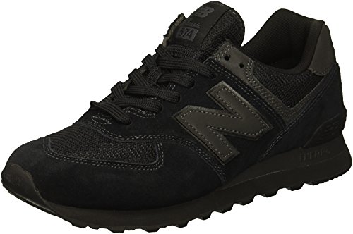 New Balance Hombre 574v2-core Trainers Zapatillas, Negro (Triple Black), 42 EU