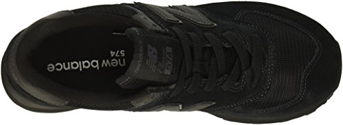 New Balance Hombre 574v2-core Trainers Zapatillas, Negro (Triple Black), 42 EU