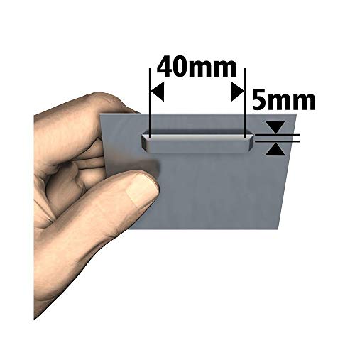 NEWLY Boite de 2 Attaches Adhésives pour Dibond et Miroir 70 x 70 mm : Max 3 kg