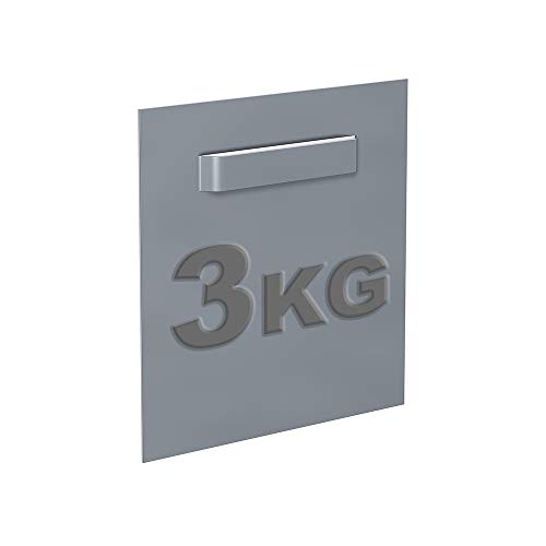 NEWLY Boite de 2 Attaches Adhésives pour Dibond et Miroir 70 x 70 mm : Max 3 kg