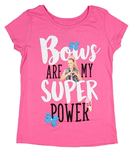 Nickelodeon Jojo Siwa Arcos Son niñas mi Licencia de Super Potencia T-Camisa (XL, 16)