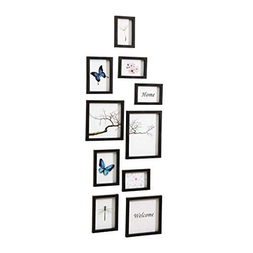 Nielsen Diseño Nielsen 10 Piece Frame Set Black Plastic Mobile Rack 8999176