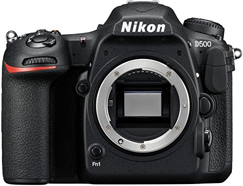 Nikon D500 - Cámara digital (20.9 MP, montura F, 10 fps, 4K), color negro
