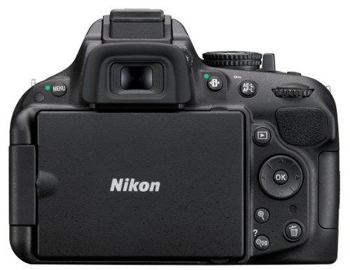 Nikon D5200 - Cámara Digital (24.1 MP, SLR Body, CMOS, Nikon F, TTL, Autoenfoque Continuo, Selective Auto Focus, Servo Auto Focus, Autoenfoque único) Negro