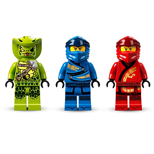 Ninjago Legacy 4+ Batalla en el Caza Supersónico Set Jet, Masters of Spinjitzu Juguete para Niños, multicolor (Lego ES 71703)