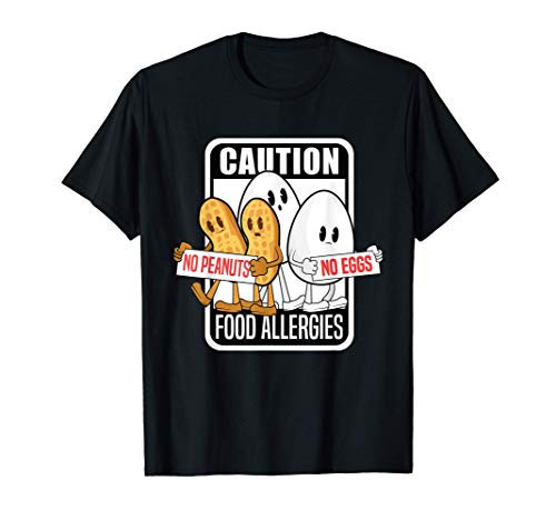 Niños Alimentarios Alergias Maní Alergia Huevo Alergia Alerg Camiseta